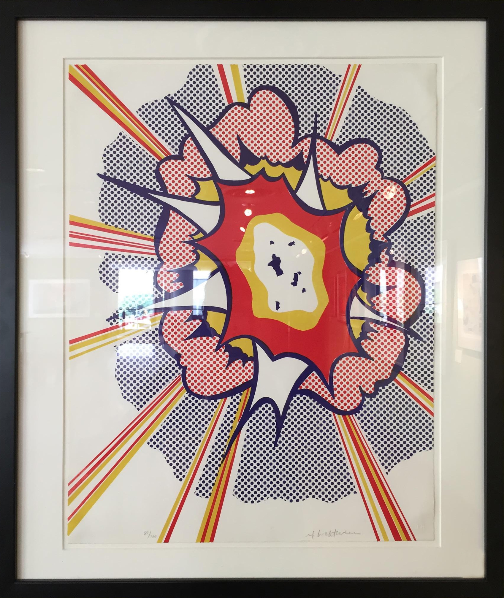 Explosion (from Portfolio 9) by Roy Lichtenstein on artnet Auctions