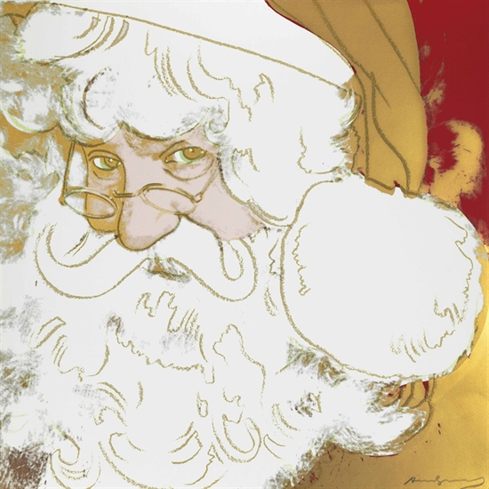 Santa Claus from Myths by Andy Warhol
