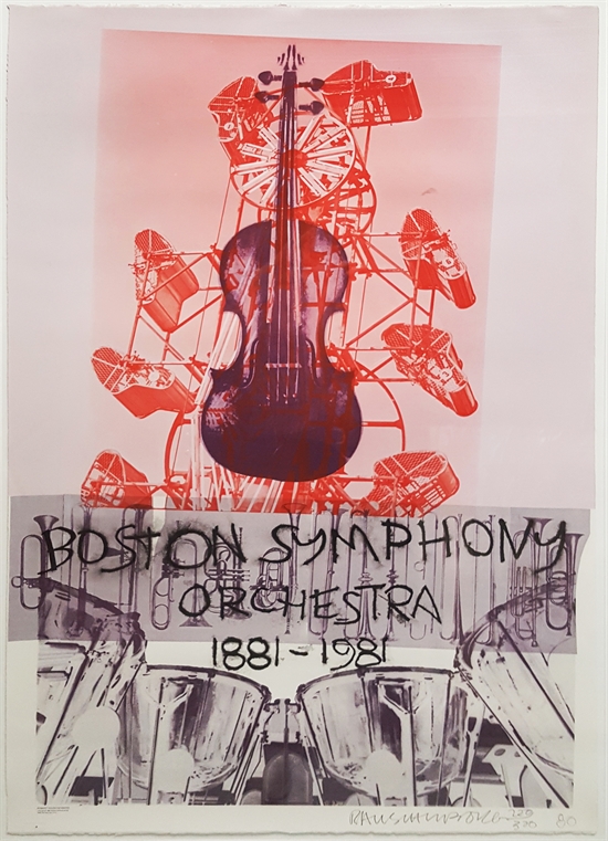 Boston Symphony Orchestra Poster by Robert Rauschenberg on artnet Auctions