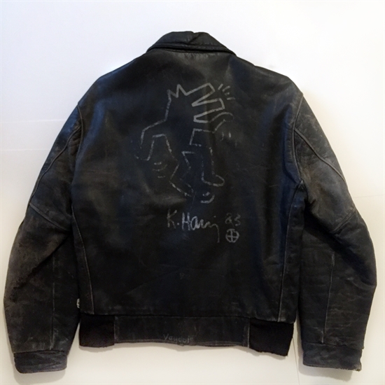 Untitled (Leather Jacket with Unique Drawing) by Keith Haring on artnet ...
