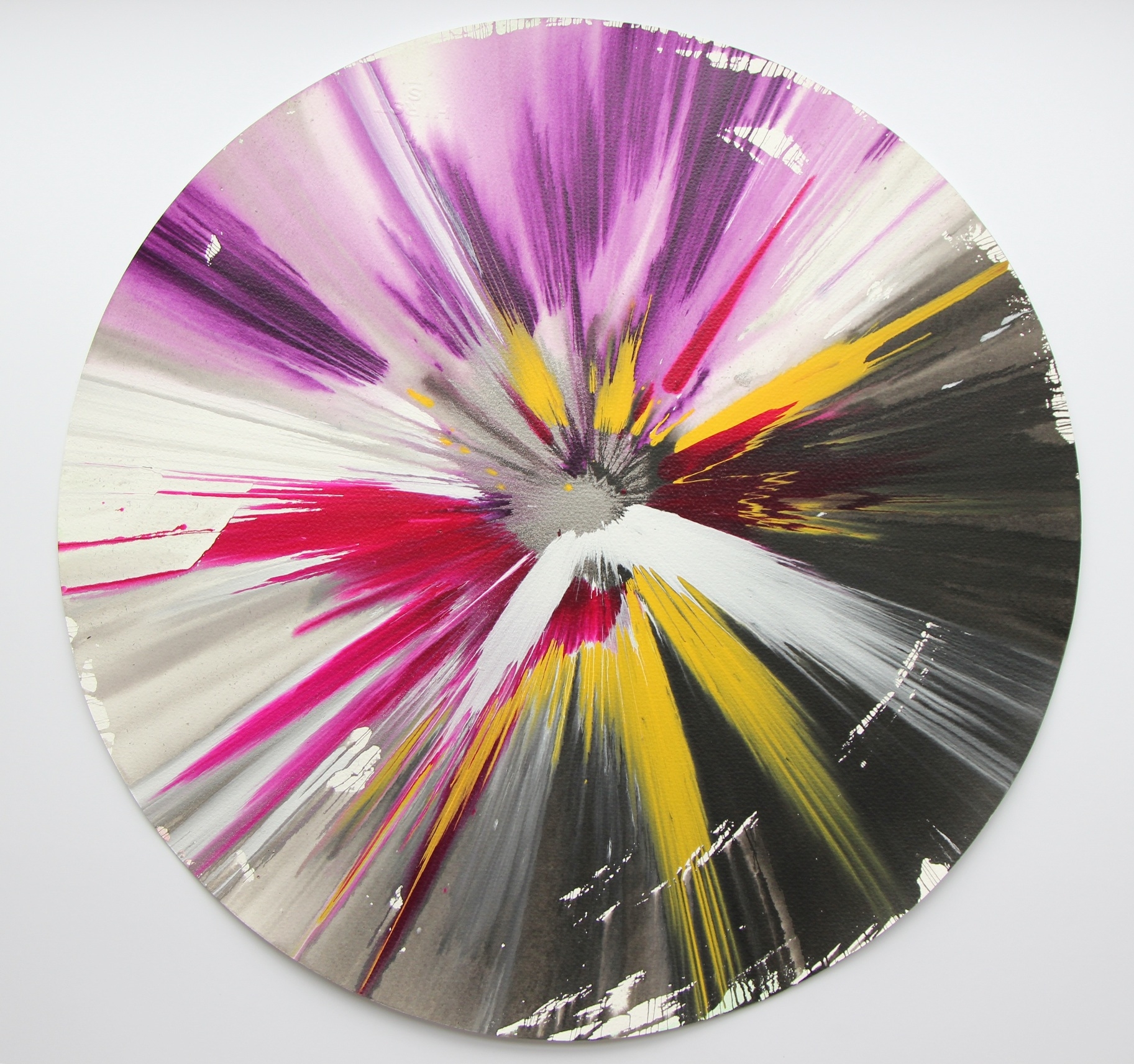 Circle Spin Painting (Created at Damien Hirst Spin Workshop) by Damien ...