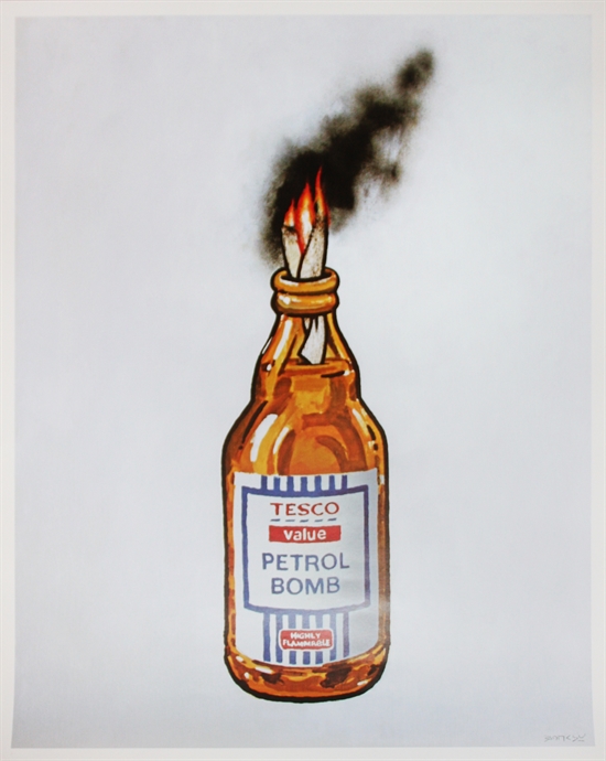 Tesco Value Petrol Bomb By Banksy On Artnet Auctions