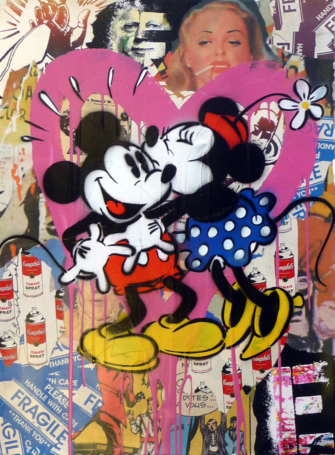 Mickey & Minnie By Mr. Brainwash On Artnet Auctions