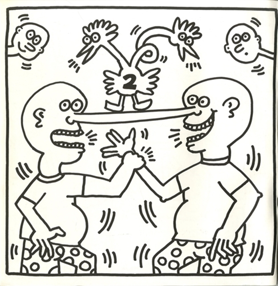 20 Lithographs (Coloring Book) by Keith Haring on artnet Auctions