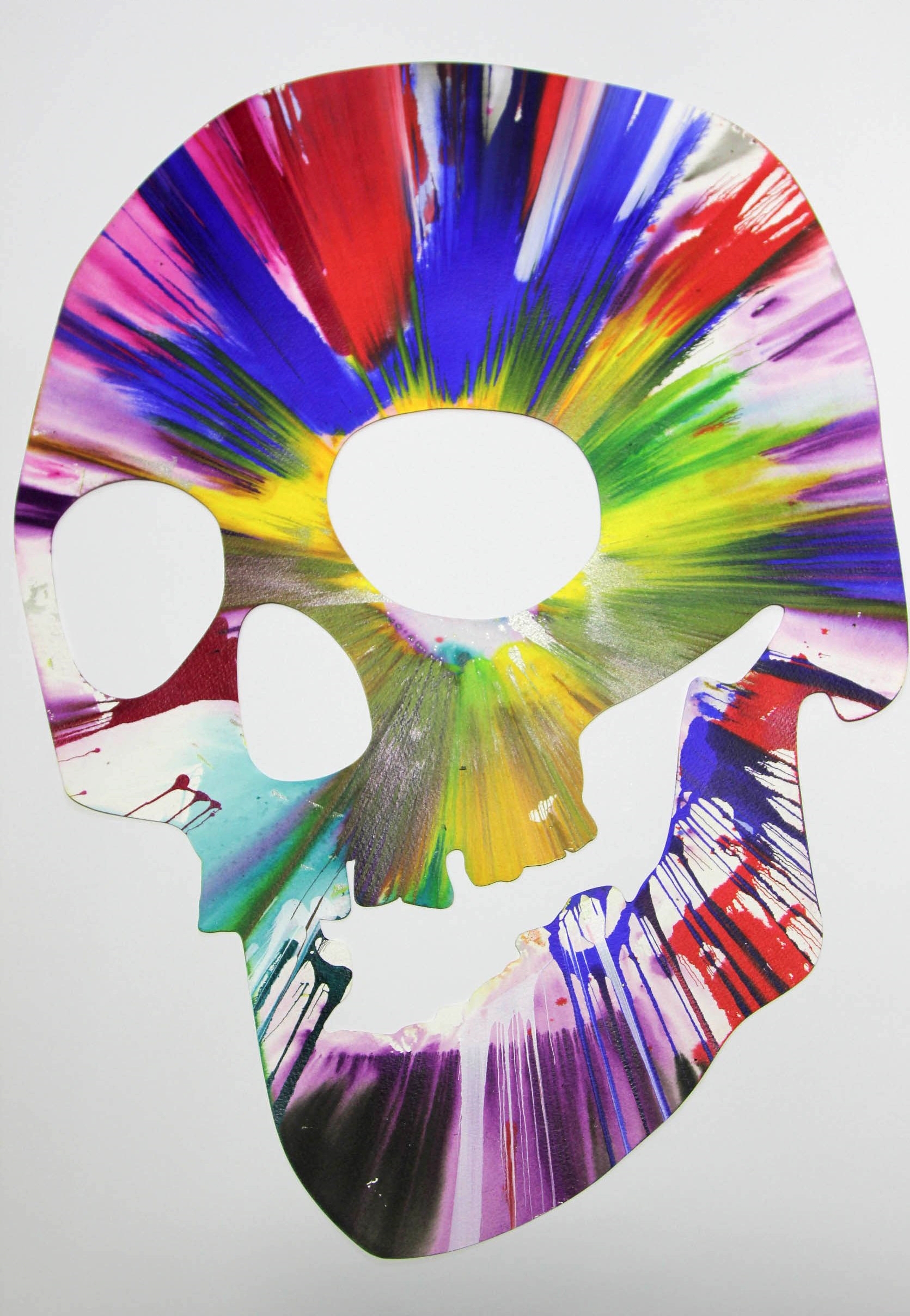 Skull Spin Painting (Created at Damien Hirst Spin Workshop) by Damien ...