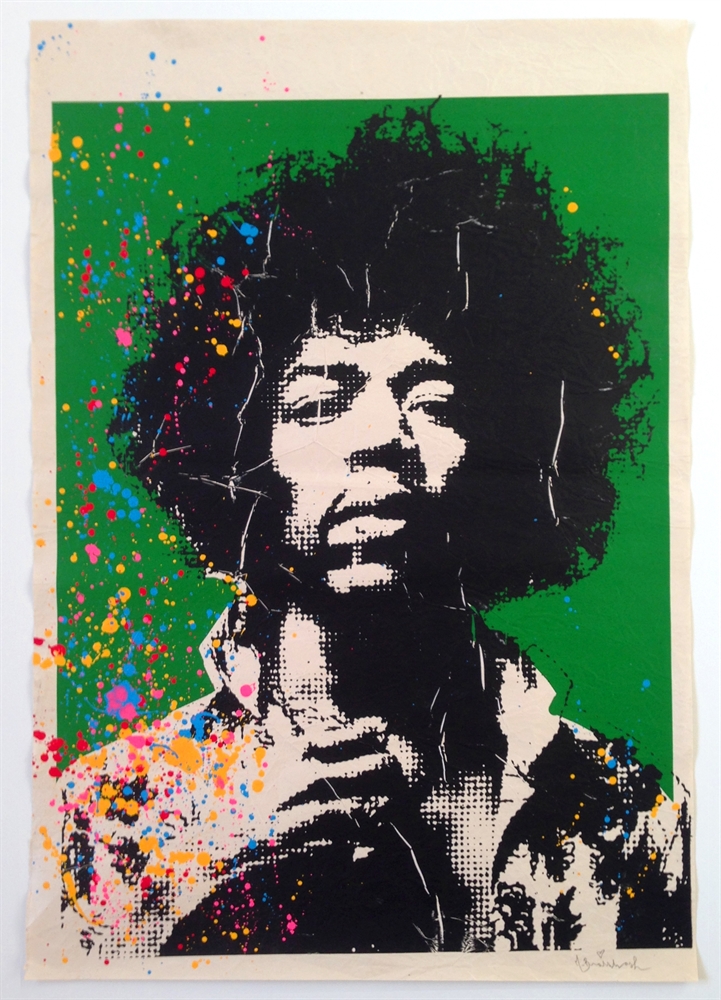 Jimi Hendrix By Mr. Brainwash On Artnet Auctions