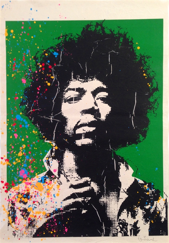 Jimi Hendrix by Mr. Brainwash on artnet Auctions