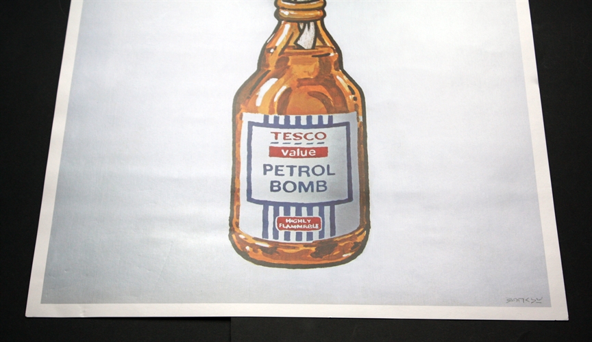 Tesco Value Petrol Bomb by Banksy on artnet Auctions