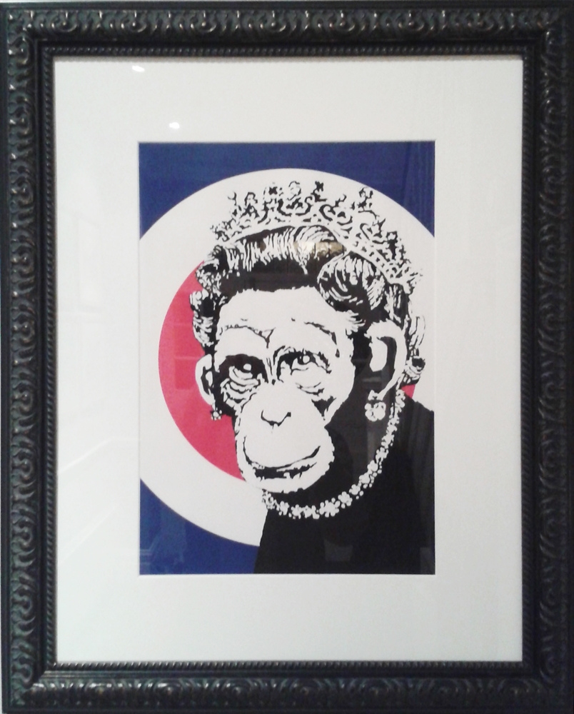 Monkey Queen By Banksy On Artnet Auctions