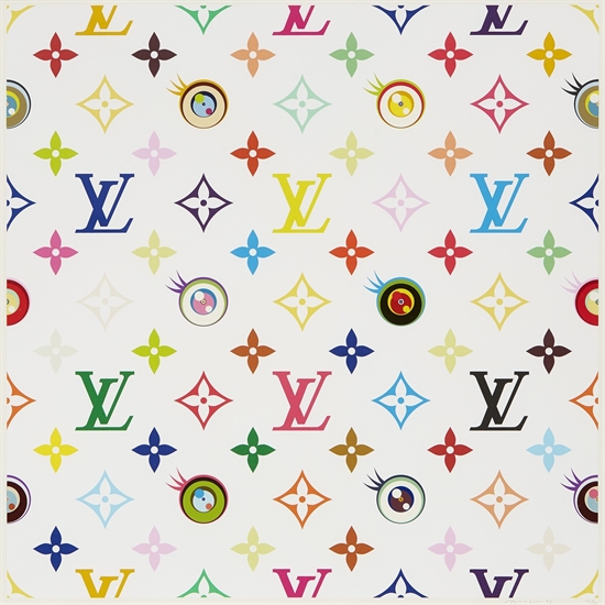Louis Vuitton Eye Love Superflat White by Takashi Murakami on artnet Auctions