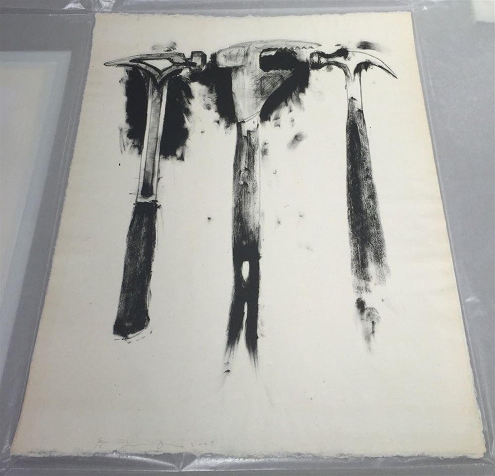 Untitled (Tools) portfolio of 9 works) by Jim Dine on