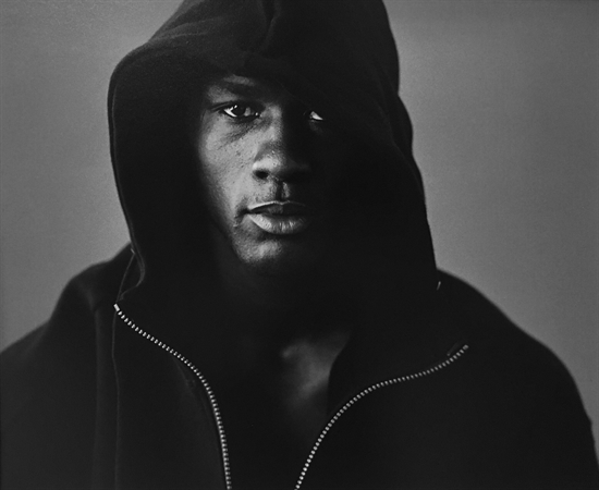 Michael Jordan, New York City (Hood) by Annie Leibovitz on artnet Auctions
