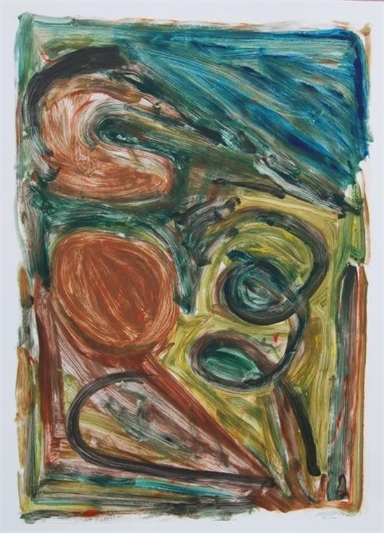 Lot - Josh Smith, Fish, Monotype