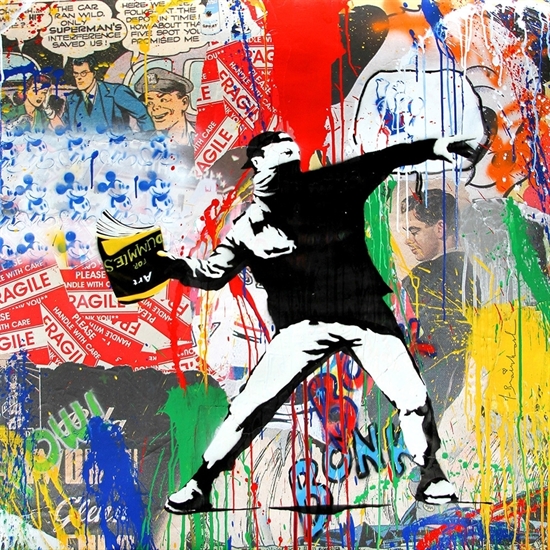 Banksy Thrower by Mr. Brainwash on artnet Auctions