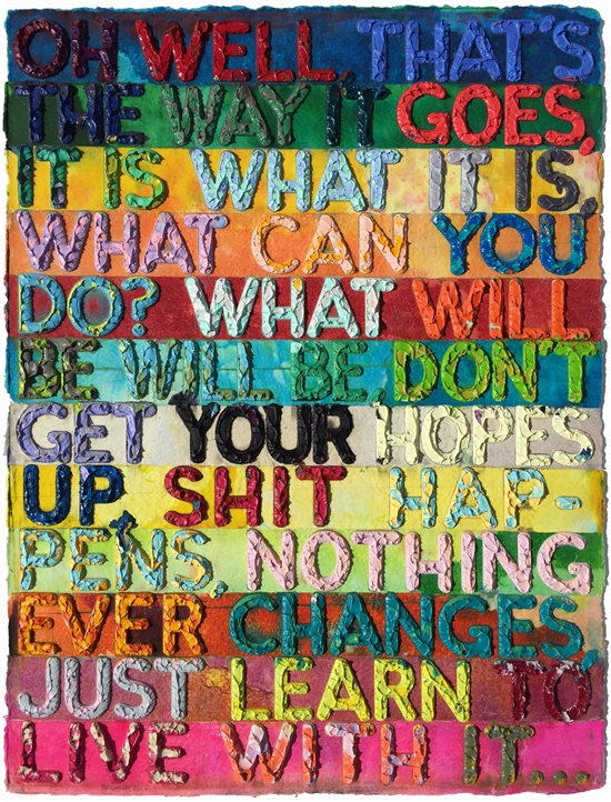 OH WELL by Mel Bochner on artnet Auctions