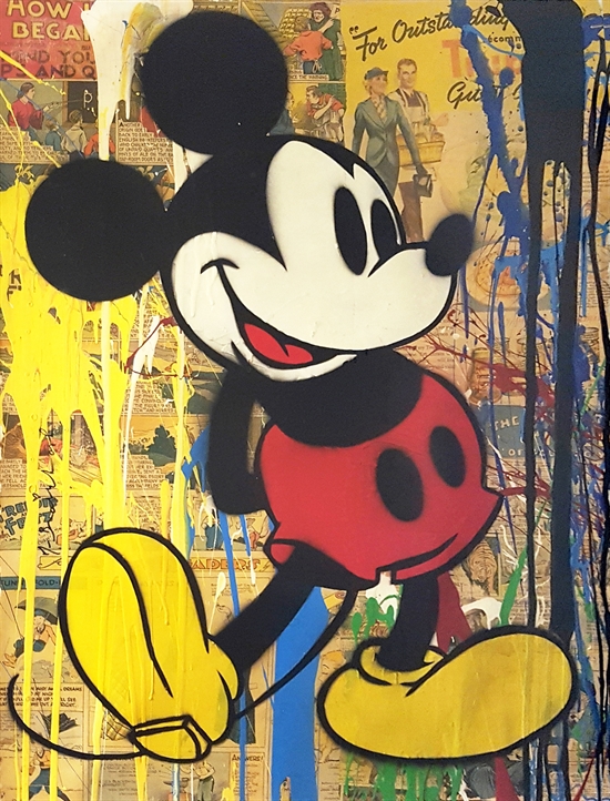 Mickey by Mr. Brainwash on artnet Auctions