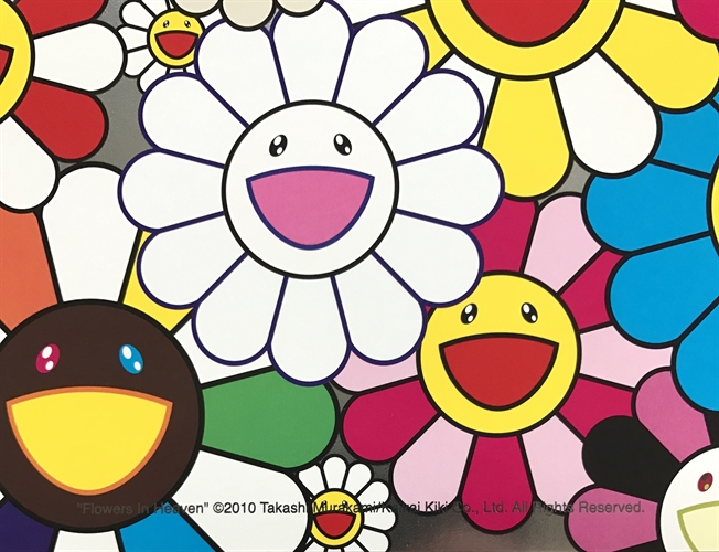 Warm And Sunny (+ Flowers In Heaven; 2 works) by Takashi Murakami on ...