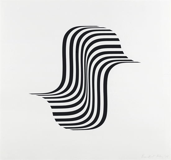 Untitled (Winged Curve) by Bridget Riley on artnet Auctions