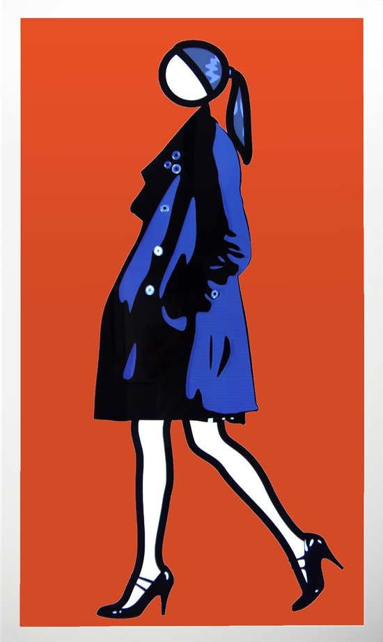 julian opie walking figures