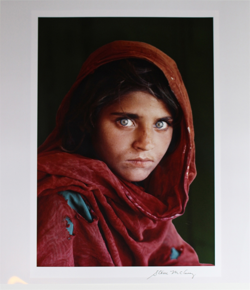 Sharbat Gula, Afghan Girl, Pakistan By Steve McCurry On Artnet Auctions