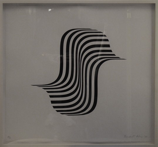 Untitled (winged Curve) By Bridget Riley On Artnet Auctions