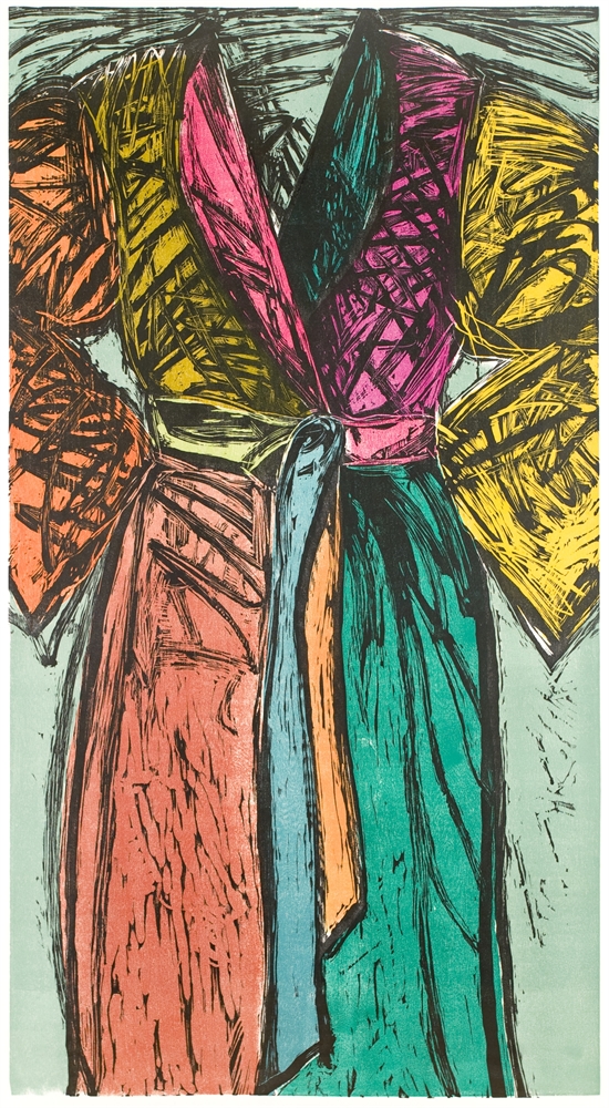 Fourteen Color Woodcut Bathrobe by Jim Dine on artnet Auctions