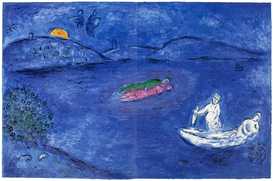 L'Echo (from Daphnis et Chloé) by Marc Chagall