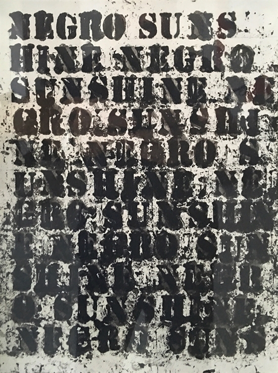 Study for Negro, Sunshine II, #36 by Glenn Ligon on artnet Auctions