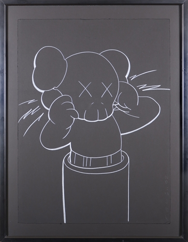 COMPANION WHERE THE END STARTS BLACK by KAWS on artnet