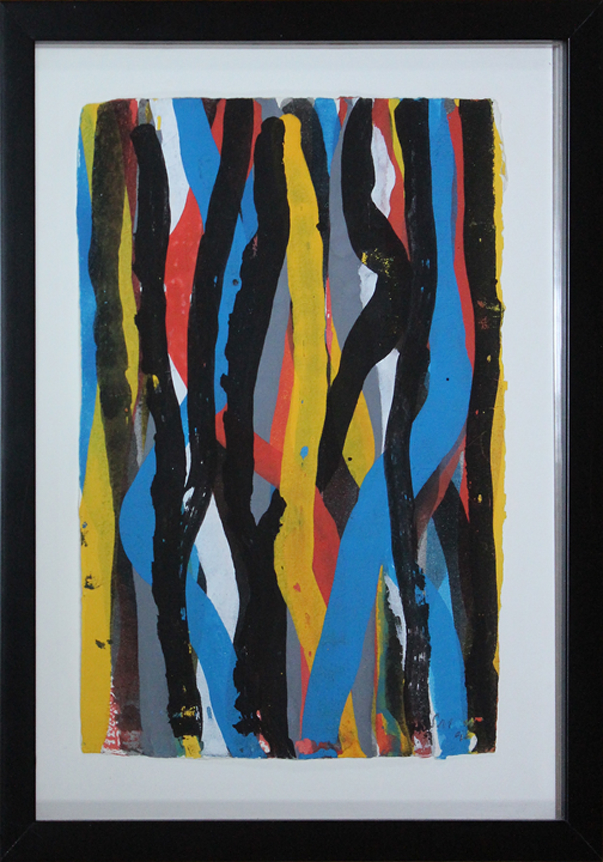 Untitled (Vertical Brushstrokes in Color) by Sol LeWitt on