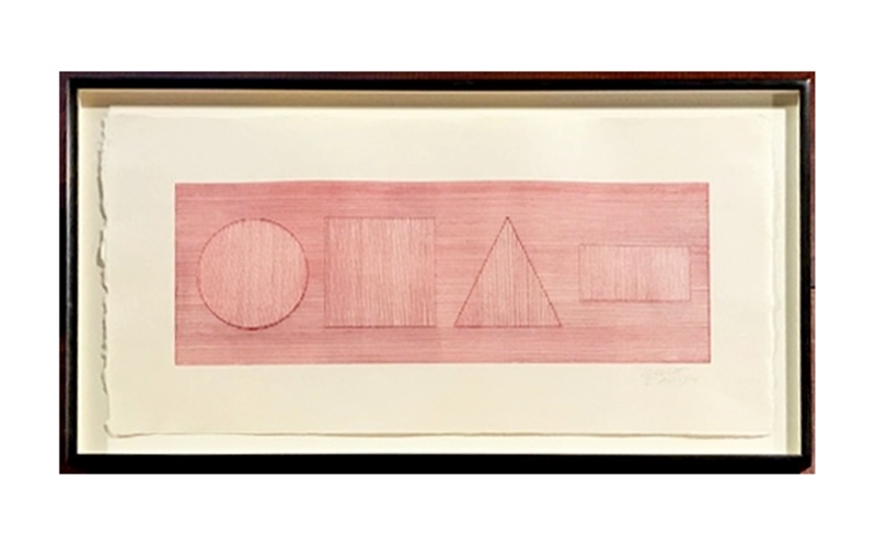sol lewitt geometric figures & color