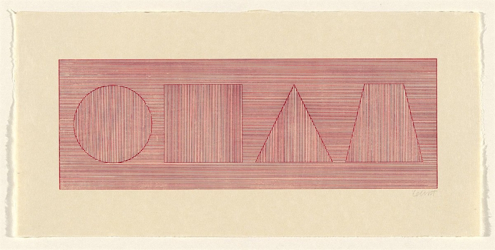 sol lewitt geometric figures & color