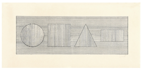 sol lewitt geometric figures & color