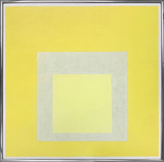 Study for Homage to the Square: Yellow Climate by Josef Albers