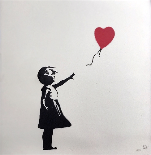 Girl with Balloon by Banksy on artnet Auctions