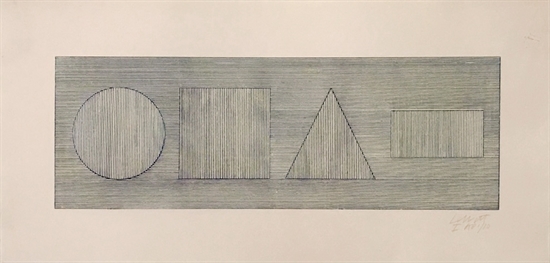 sol lewitt geometric figures & color