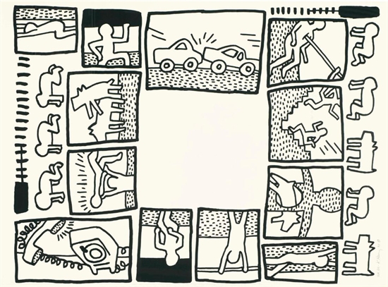 The Blueprint Drawings: One Print By Keith Haring On Artnet Auctions