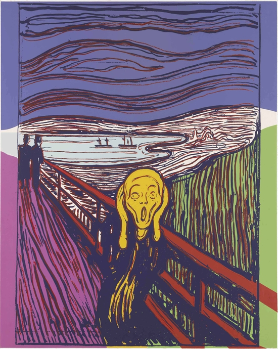 The Scream (After Munch) by Andy Warhol