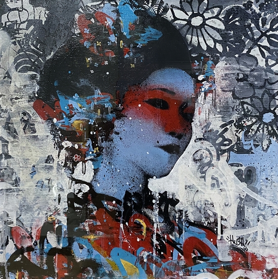 Found Face 4 by Hush on artnet Auctions