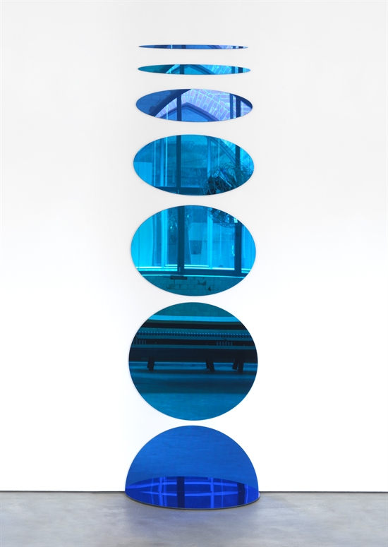 Your blue welcome by Olafur Eliasson