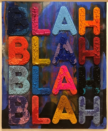 Blah Blah Blah (MB5952) by Mel Bochner on artnet Auctions