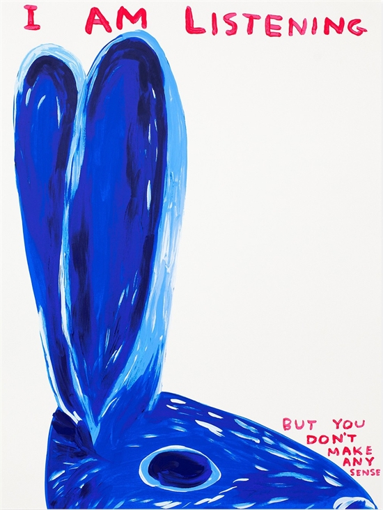 Untitled (I Am Listening) by David Shrigley on Auctions