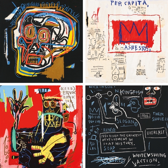 Head Per Capita Ernok Rinso (complete set of 4) by Jean-Michel Basquiat