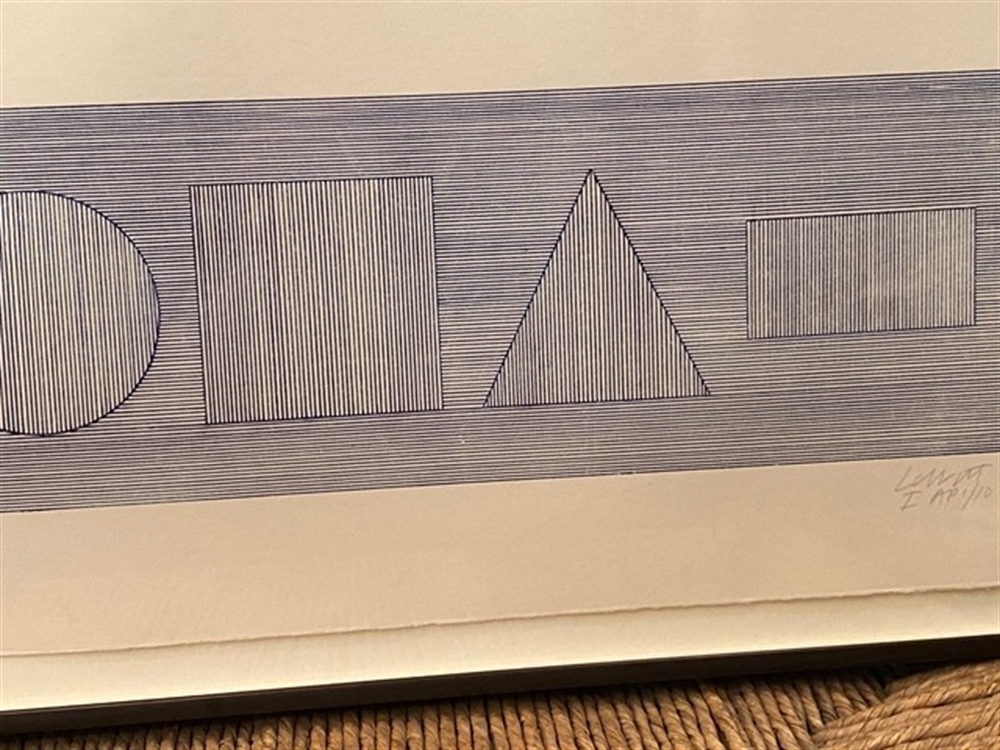 sol lewitt geometric figures & color