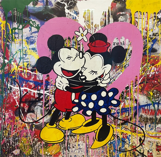 Mickey & Minnie By Mr. Brainwash On Artnet Auctions