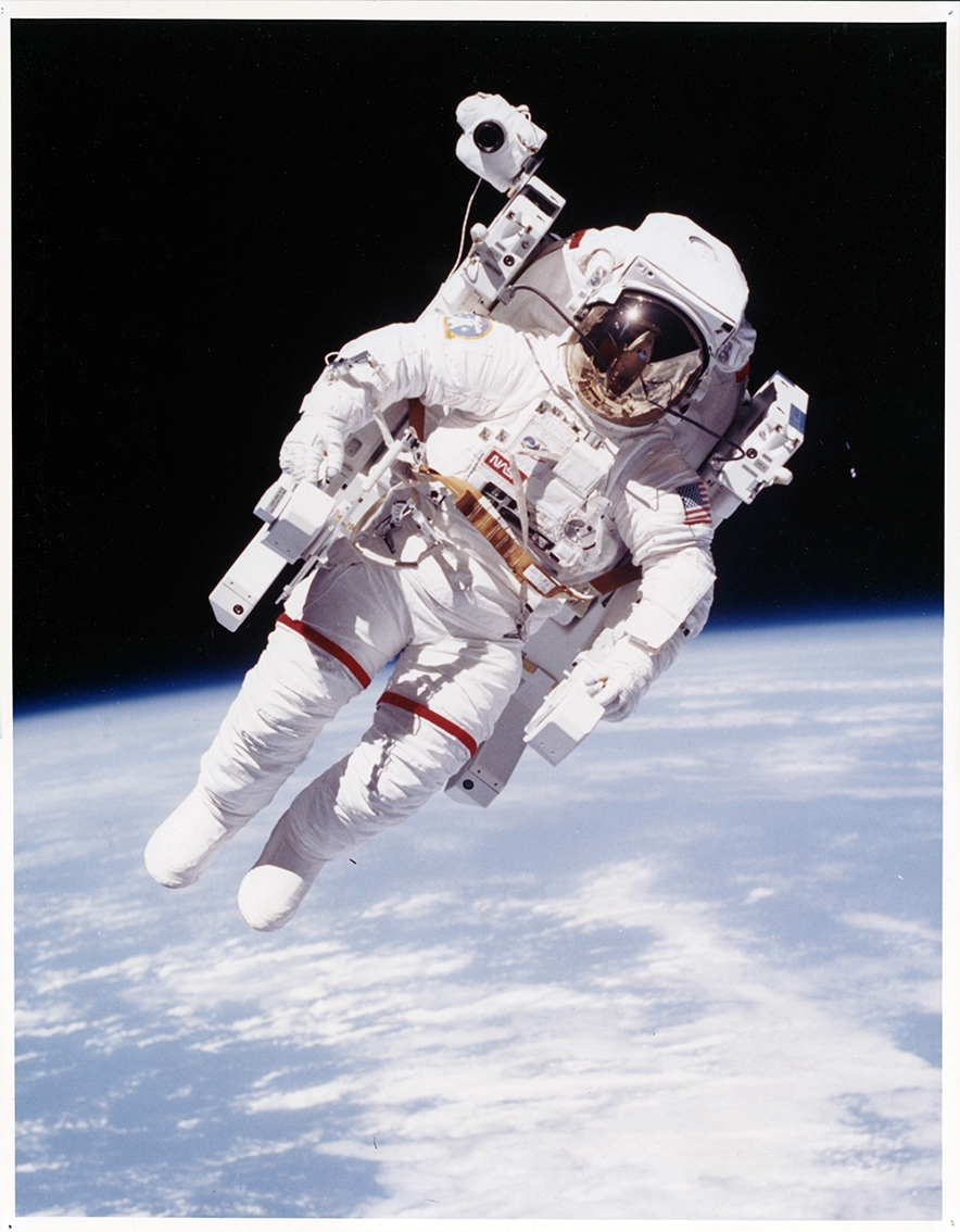 (Large Format) Bruce McCandless II, First Untethered Spacewalk ...