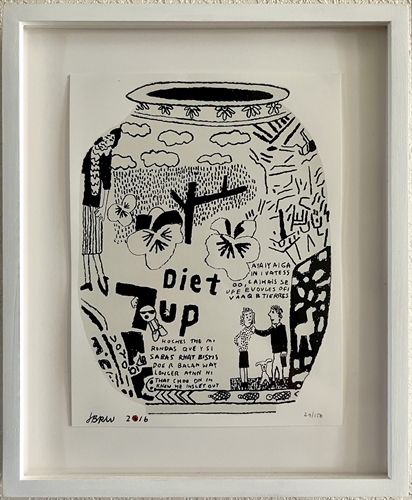 Sold at Auction: Jonas Wood, Jonas Wood, American b.1977- Louis