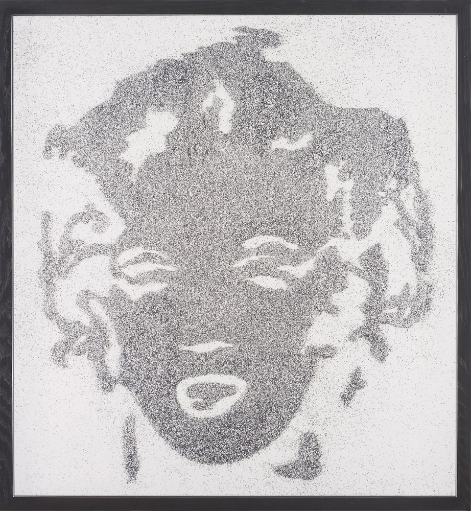 Reversal Grey Marilyn (Pictures of Diamond Dust) by Vik Muniz on artnet ...