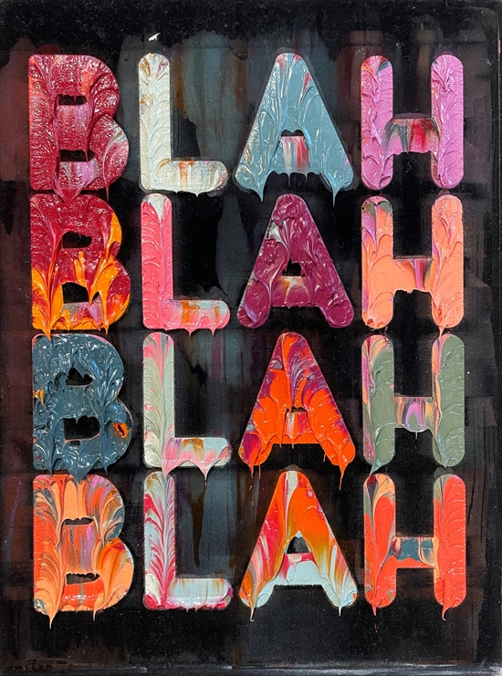 Blah, Blah, Blah by Mel Bochner on artnet Auctions