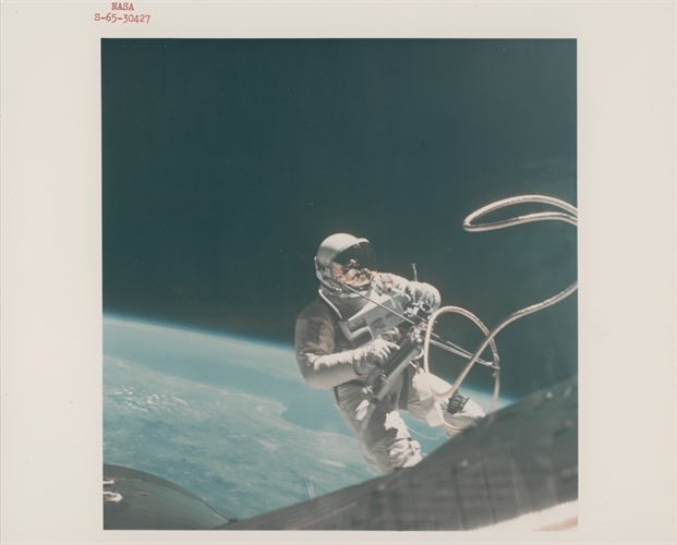 Gemini IV, The First US Space Walk By Ed White, June 1965 By NASA On ...